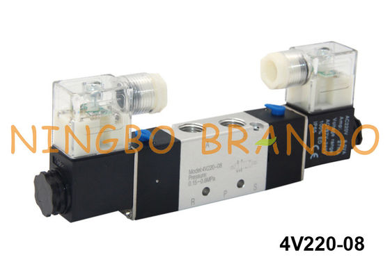 Airtac Tipi 5/2 Yollu Pnömatik Solenoid Valf 4V220-08-B 24V DC