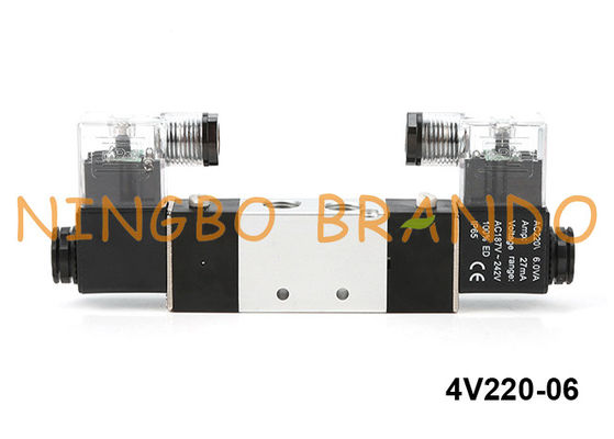 4V220-06 Airtac Tipi Pnömatik Solenoid Valf 4V220-06-DC24V 24V DC