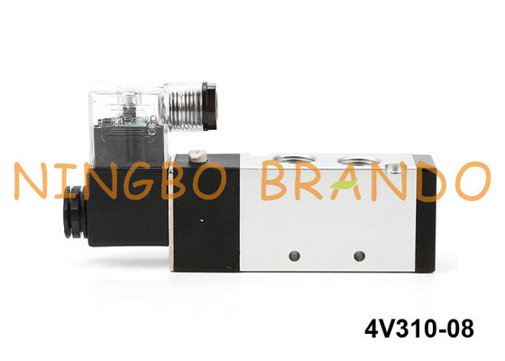 4V310-08B Airtac Tipi 5 Portlu 4 Yollu Pnömatik Solenoid Valf 24V