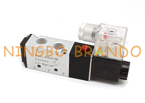 4V210-08 Airtac Tipi Tek Solenoid Pnömatik Hava Kontrol Vanası