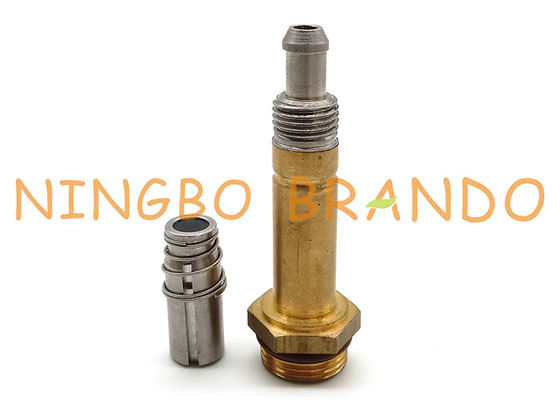 3/2 Yollu 10.0mm OD NC Pirinç Su Sebili Solenoid Valf Gövdesi