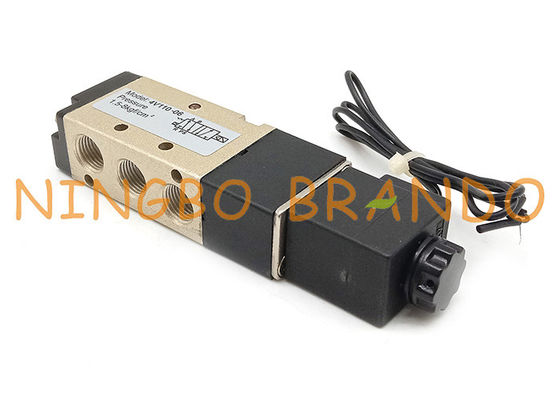 4V110-06 1/8 İnç 5/2 Yollu Hava Kontrol Pnömatik Solenoid Valf