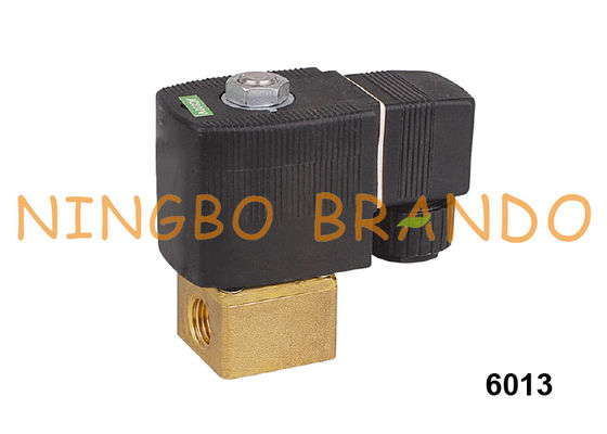 6013 A 1/8 FKM BR 2 Yollu NC Pirinç Solenoid Valf 1/8'' 24V DC
