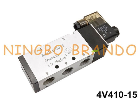 Dahili Pilotlu Etkili Pnömatik Solenoid Hava Valfi 1/2'' 4V410-15