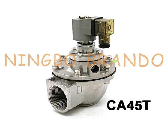 CA45T 1 1/2" Goyen Tipi Pulse Jet Vana Torba Filtre İçin Dişli Dik Açılı