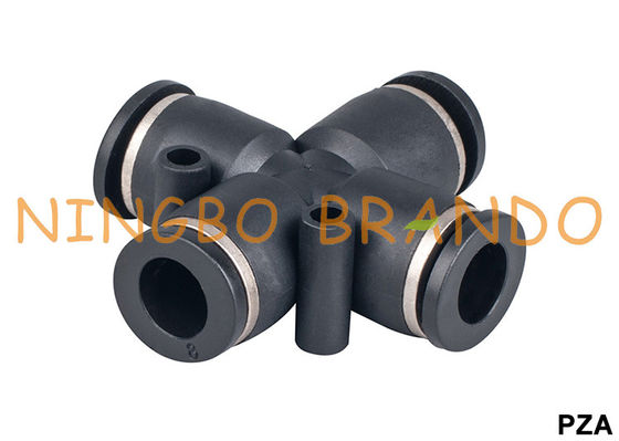 PZA Union Çapraz Pnömatik Hortum Bağlantı Parçaları Hızlı Bağlantıya İttirilir